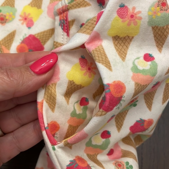 OLLIE JAY baby girl CAMILA ICE CREAM Romper summer tank size 3-6 months - Picture 9 of 9